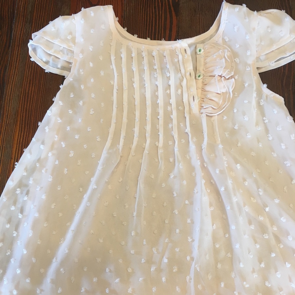 Matilda Jane vanilla dot top